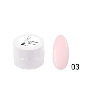 Гель для наращивания ногтей PASHE №03 прозрачный розовый (10 мл)